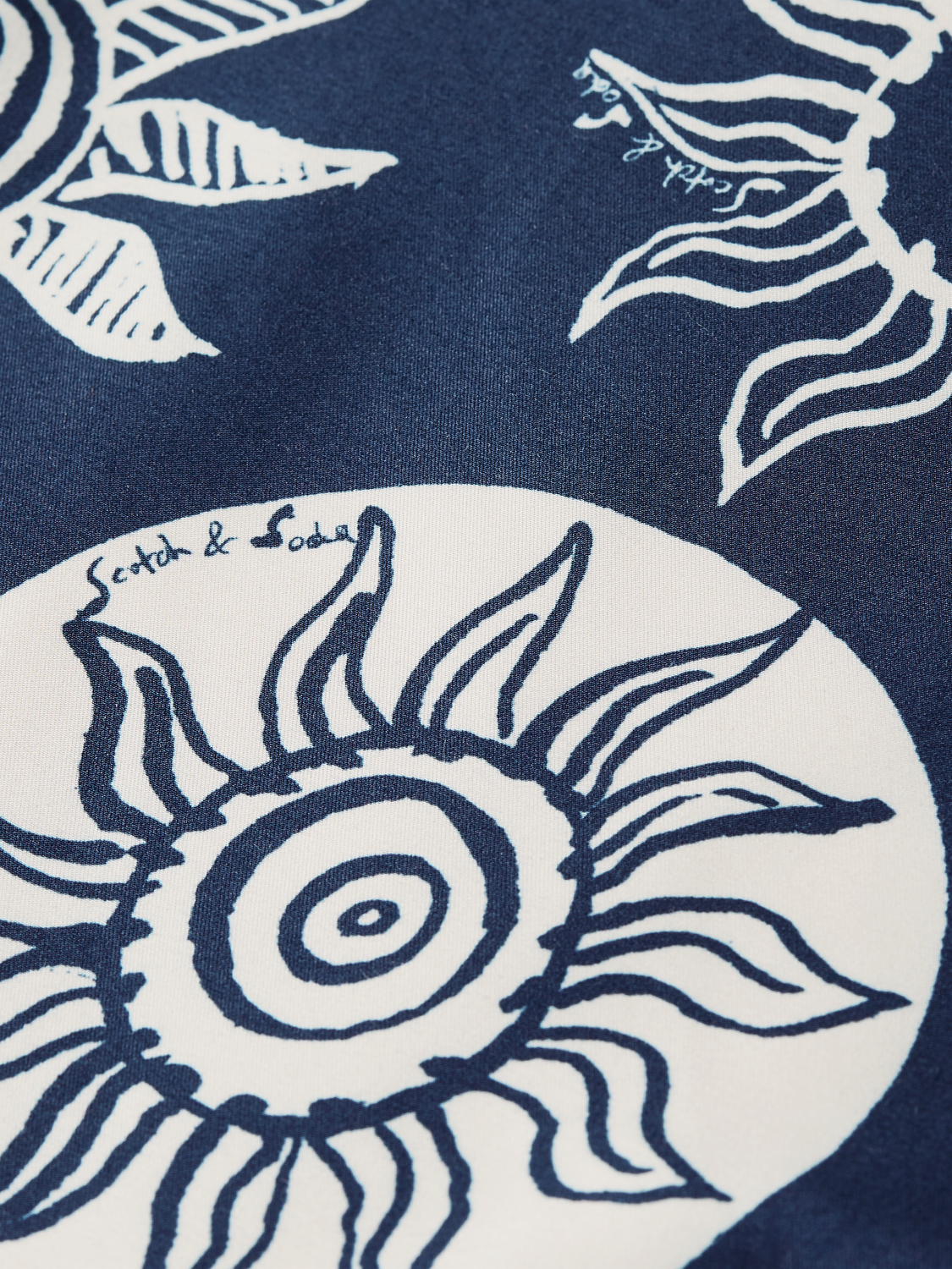 Printed Long-Length Swim Shorts