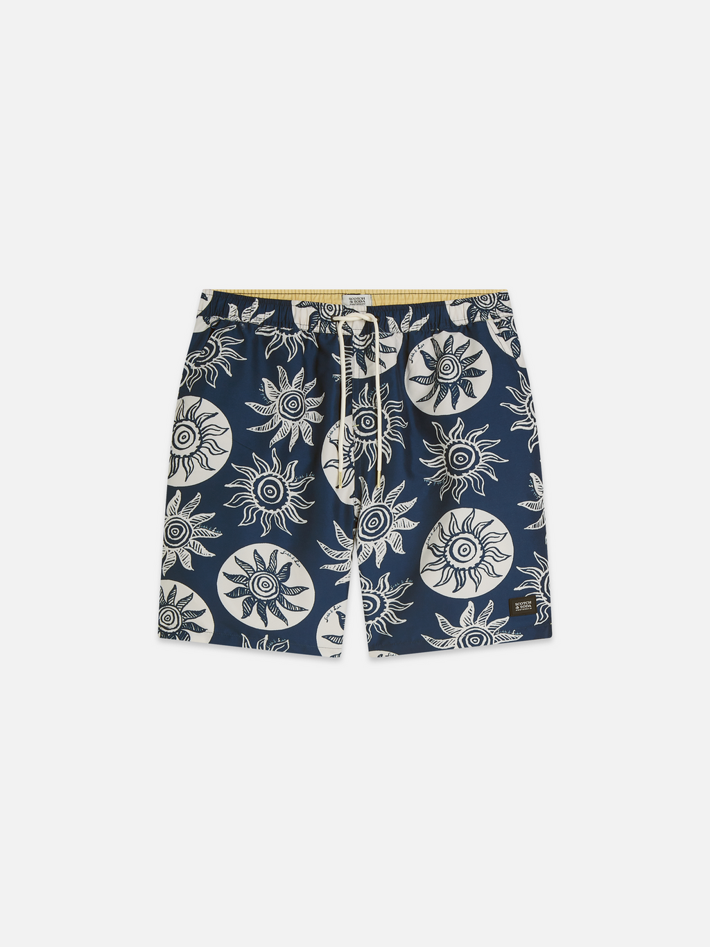 Printed Long-Length Swim Shorts