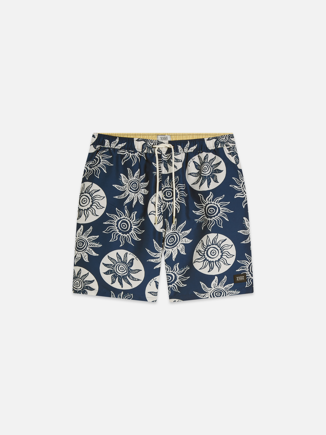 Printed Long-Length Swim Shorts