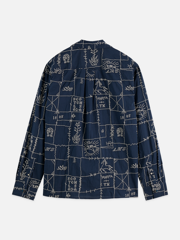 Allover Embroidered Shirt