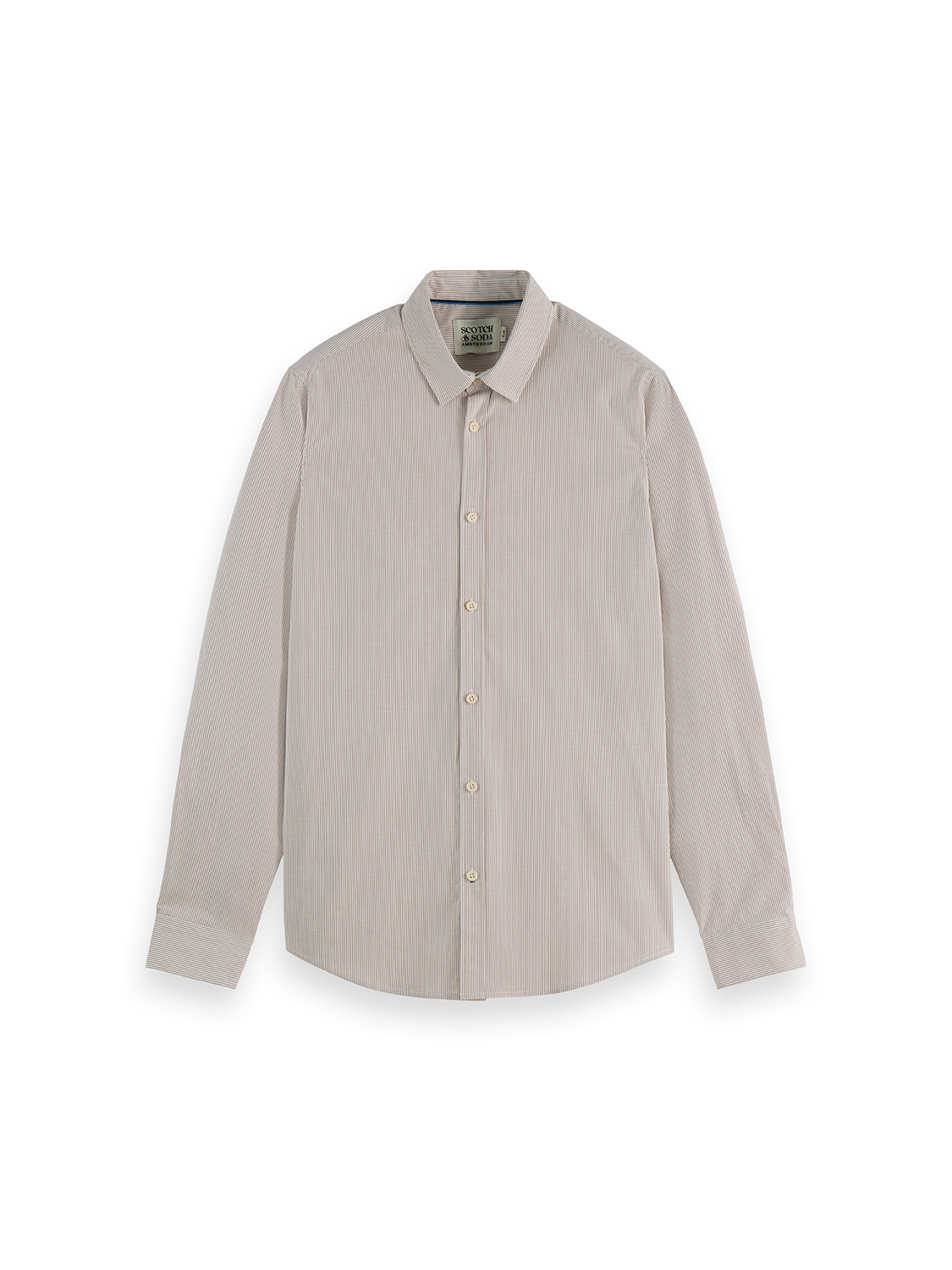 Striped Slim-Fit Poplin Shirt