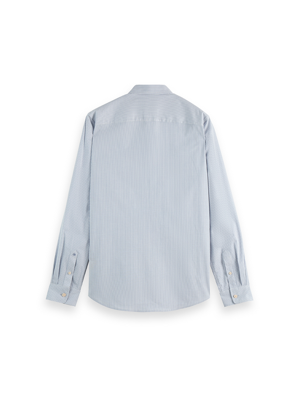 Chemise popeline rayée coupe ajustée