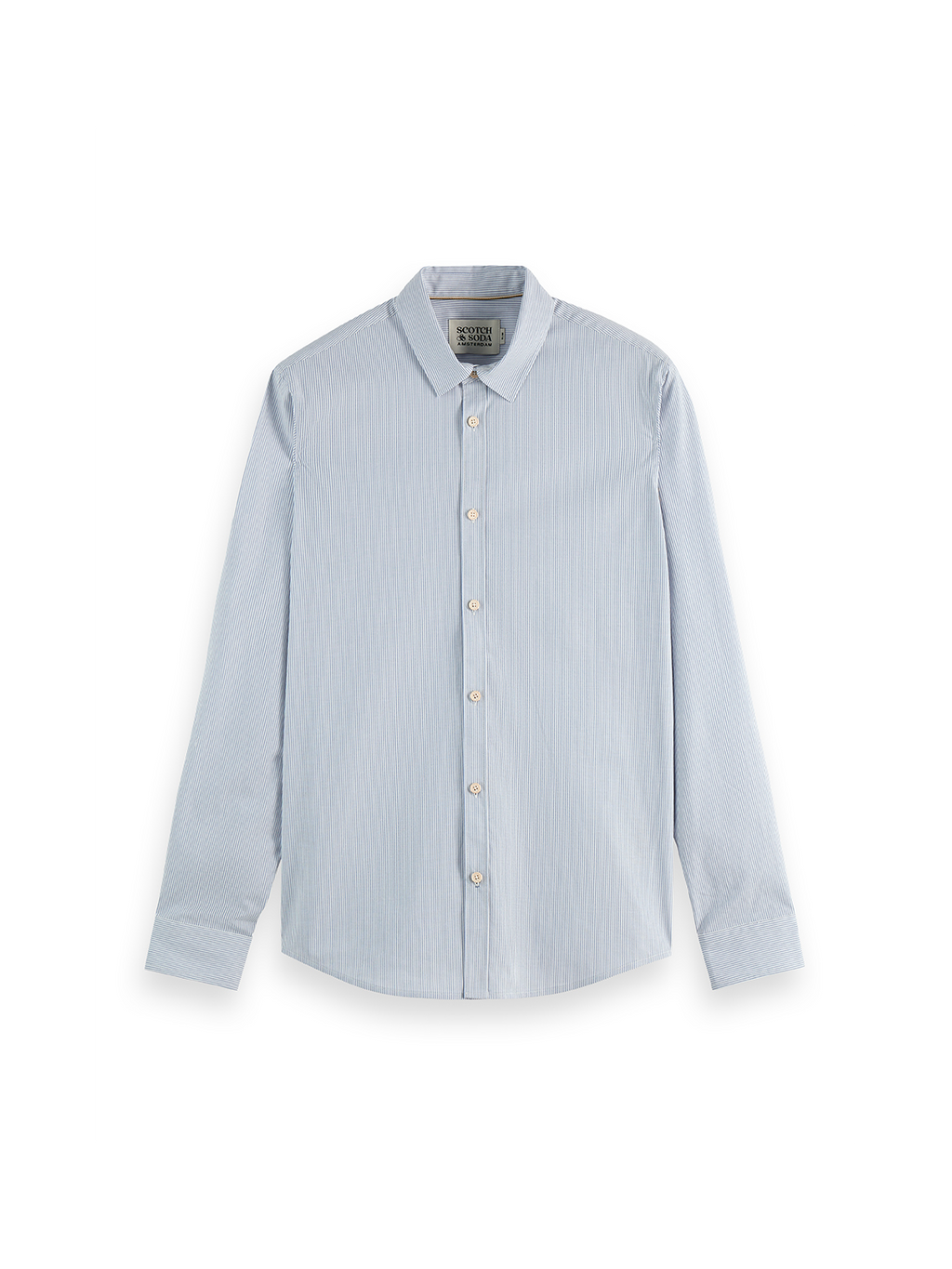 Chemise popeline rayée coupe ajustée