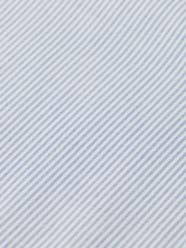 Chemise popeline rayée coupe ajustée