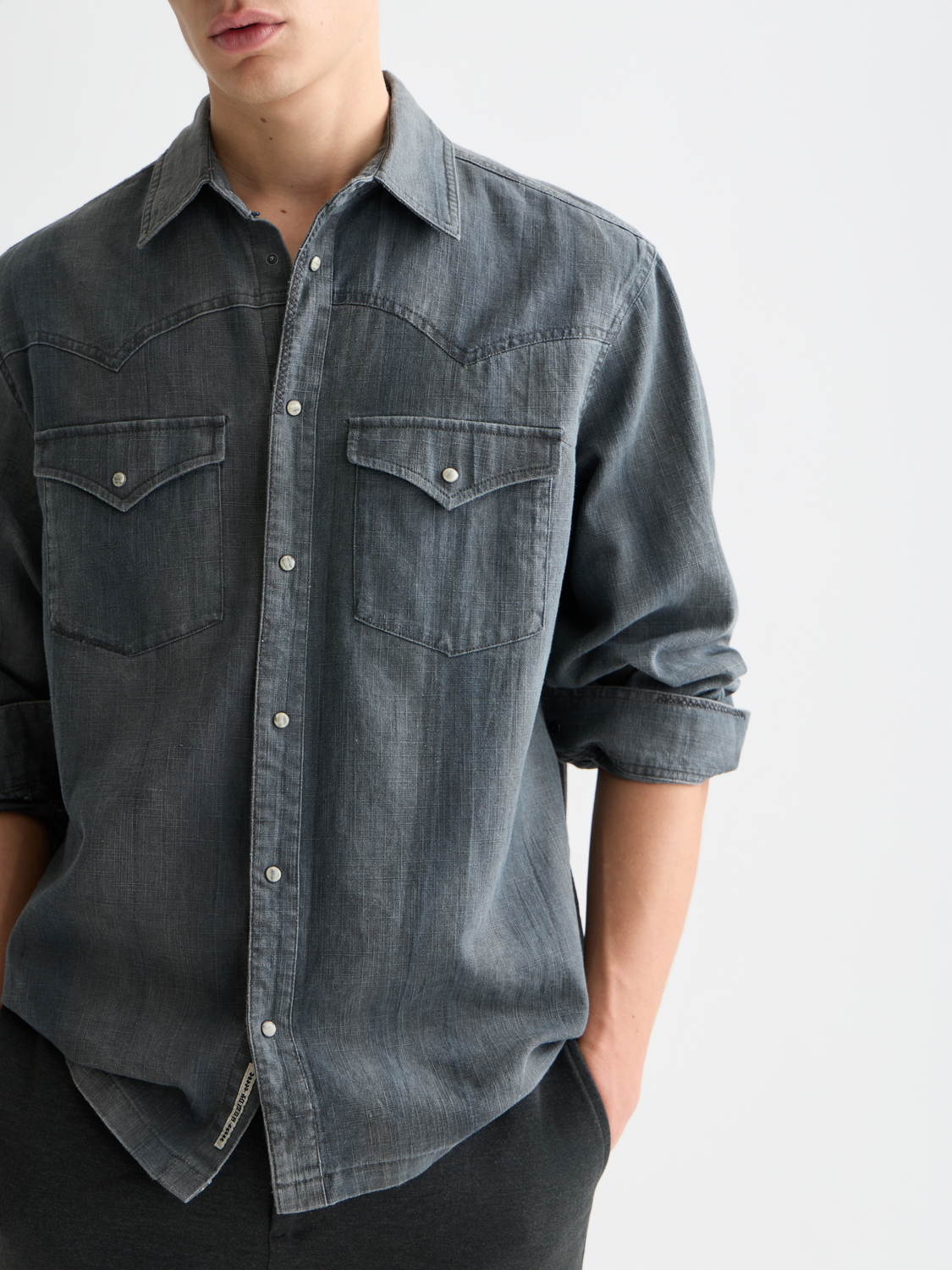 Denim Relaxedfit Washed Shirt