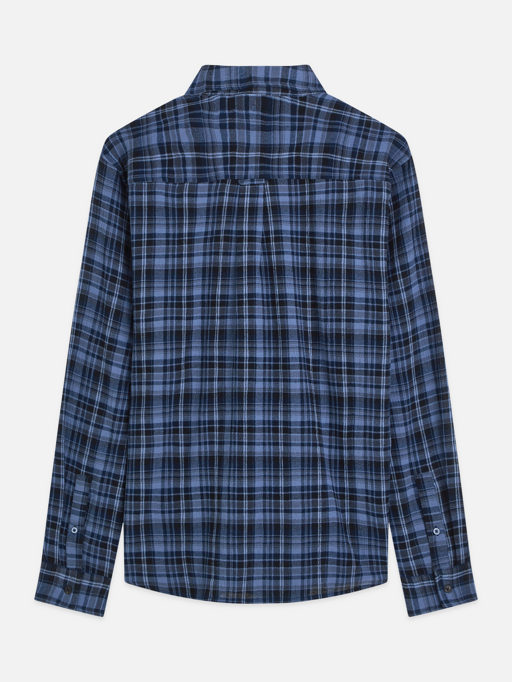 Chemise décontractée à carreaux en flanelle légère