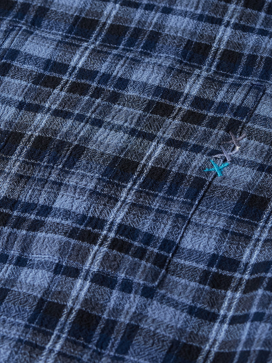 Chemise décontractée à carreaux en flanelle légère