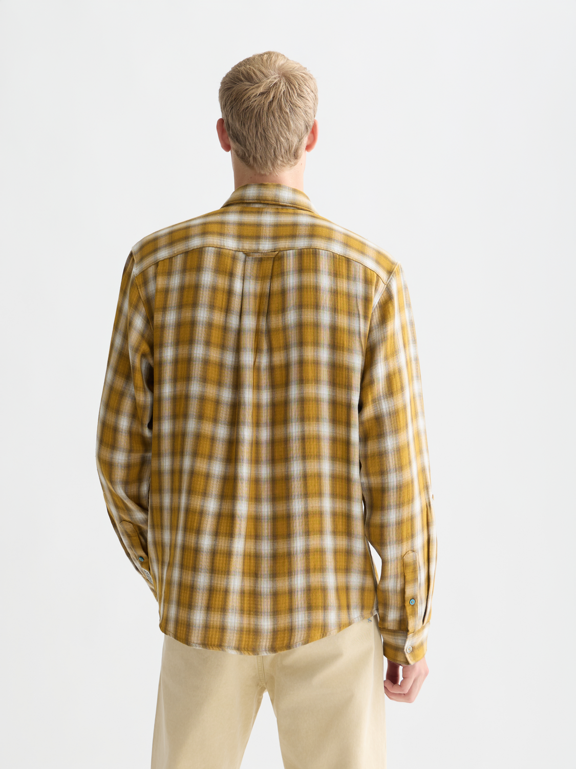 Double Cloth Check Relaxedfit Shirt