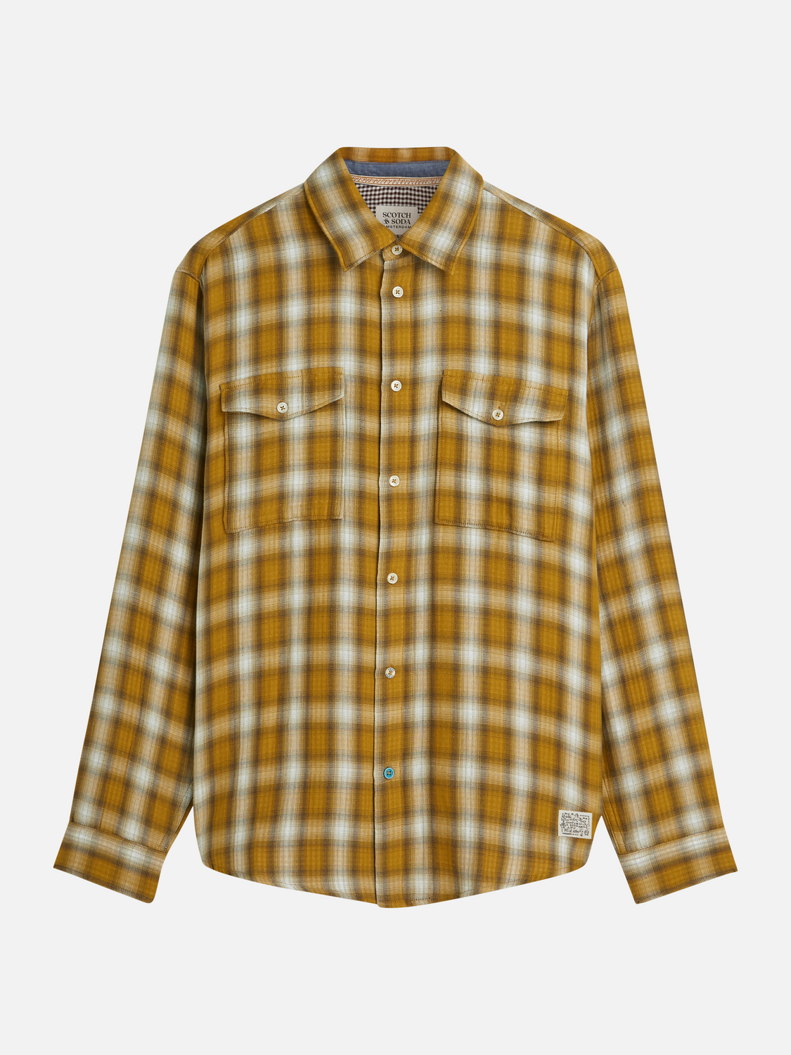 Double Cloth Check Relaxedfit Shirt