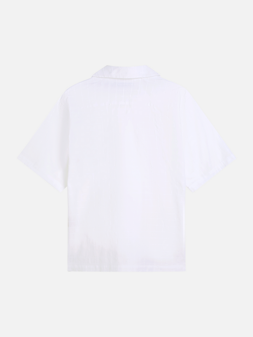 Embroidered Structured Relaxed-Fit Short-Sleeve Shirt