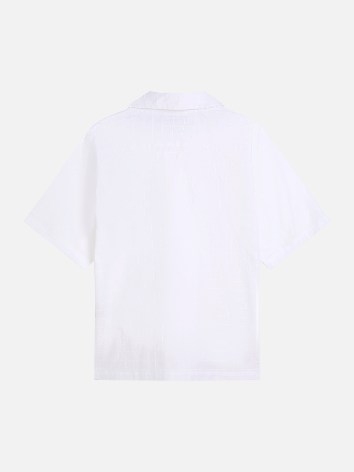 Embroidered Structured Relaxed-Fit Short-Sleeve Shirt