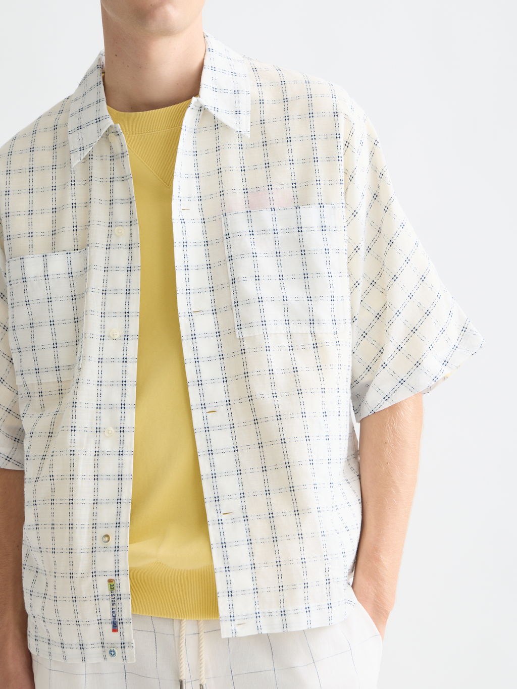 Check Loose-Fit Short-Sleeve Shirt