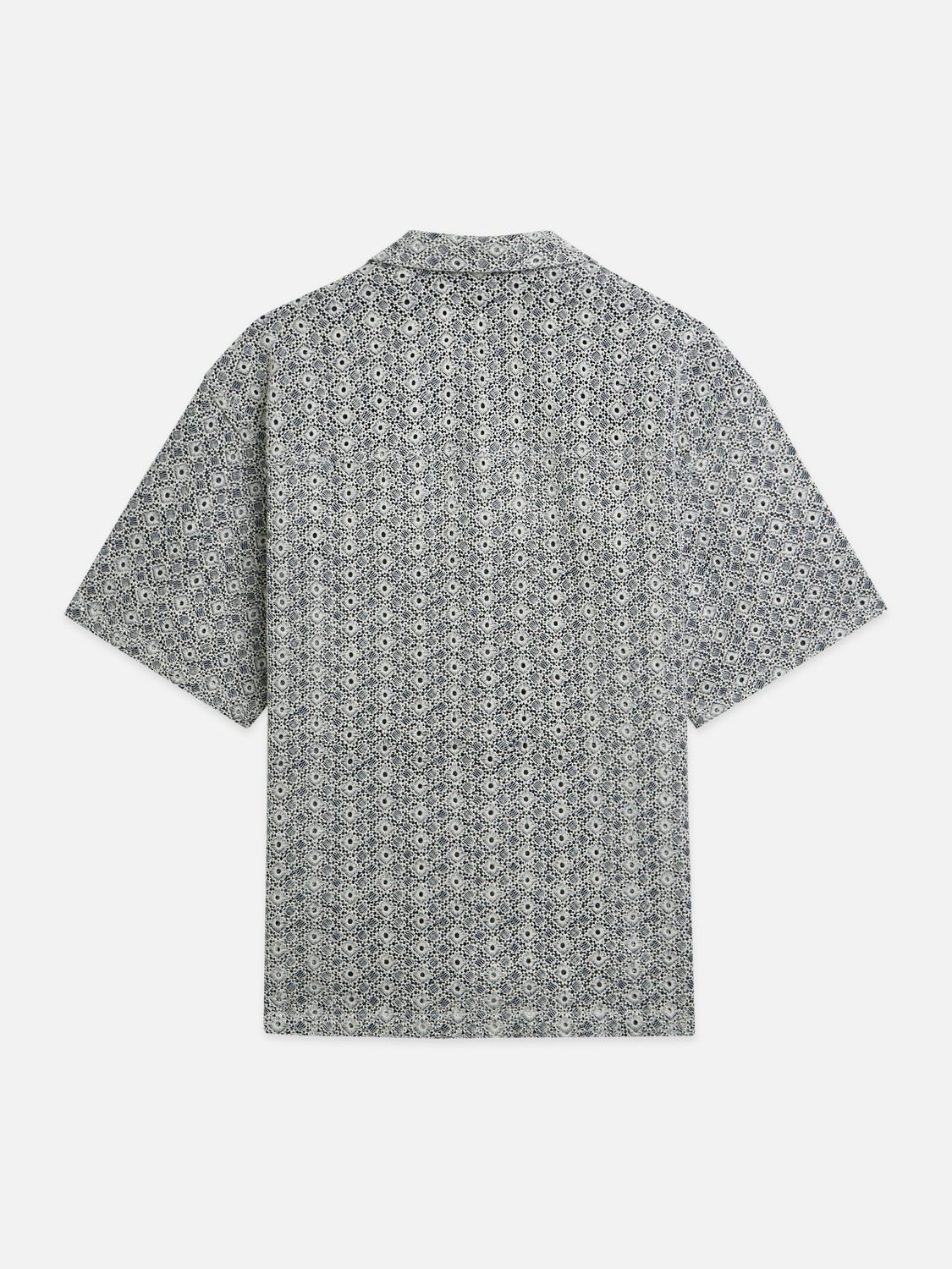 Embroidered Relaxed-Fit Short Sleeve Shirt