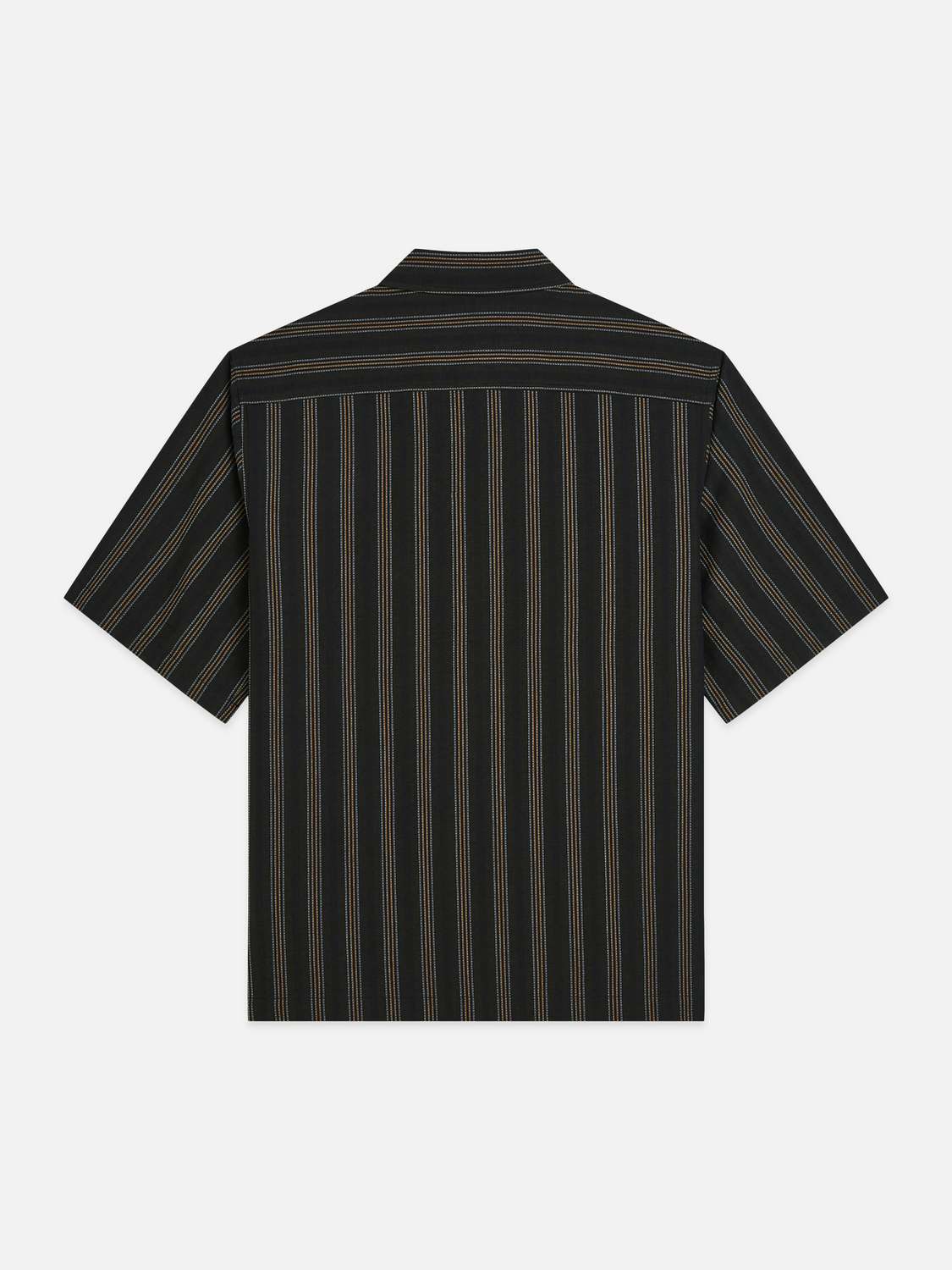 Structured Stripe Relaxedfit Shortsleeved Shirt