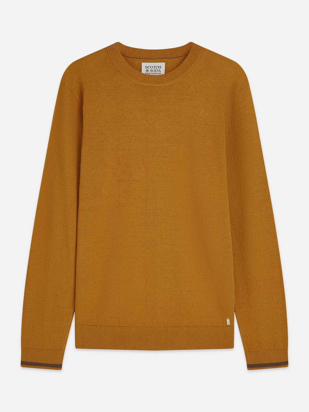 Linen-Blend Regular-Fit Pullover