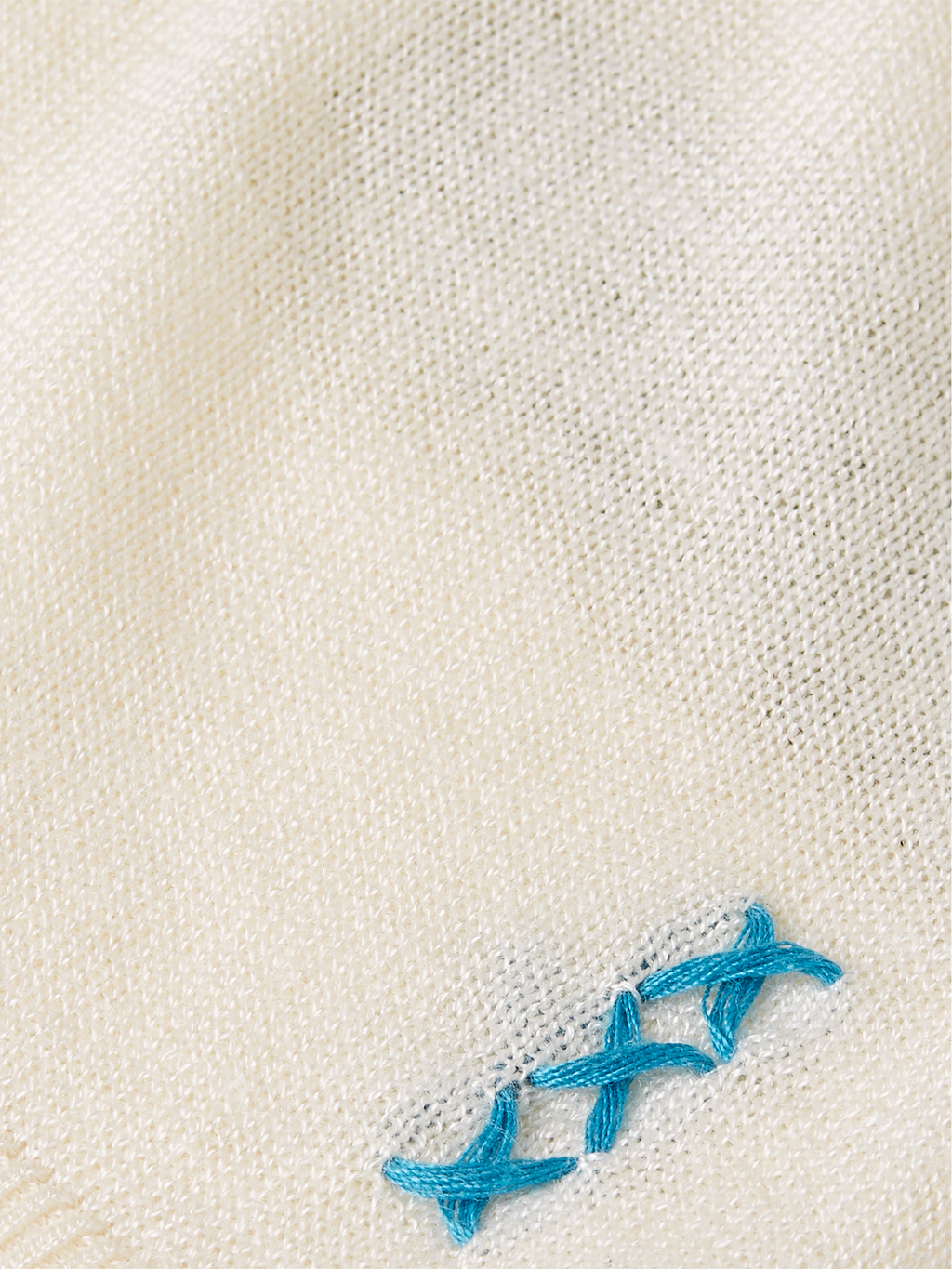 Strick-T-Shirt in lässiger Passform