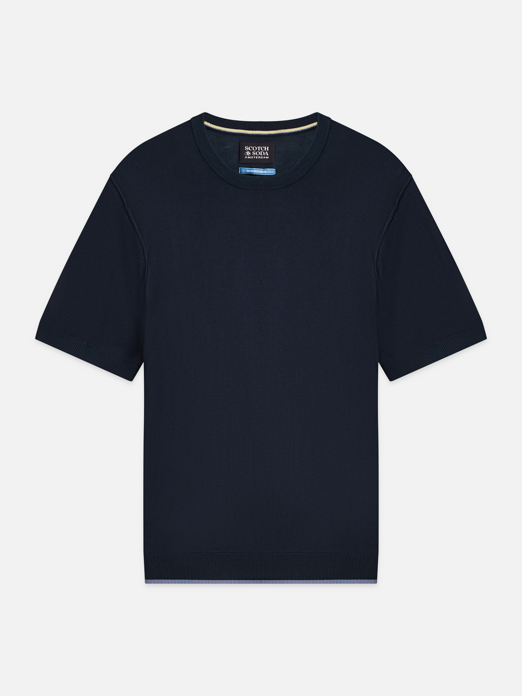 Knitted Relaxed-Fit T-Shirt