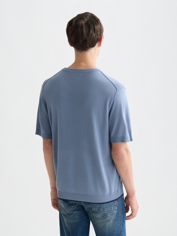 Knitted Relaxed-Fit T-Shirt
