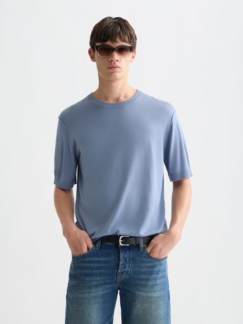 T-shirt en tricot coupe décontractée