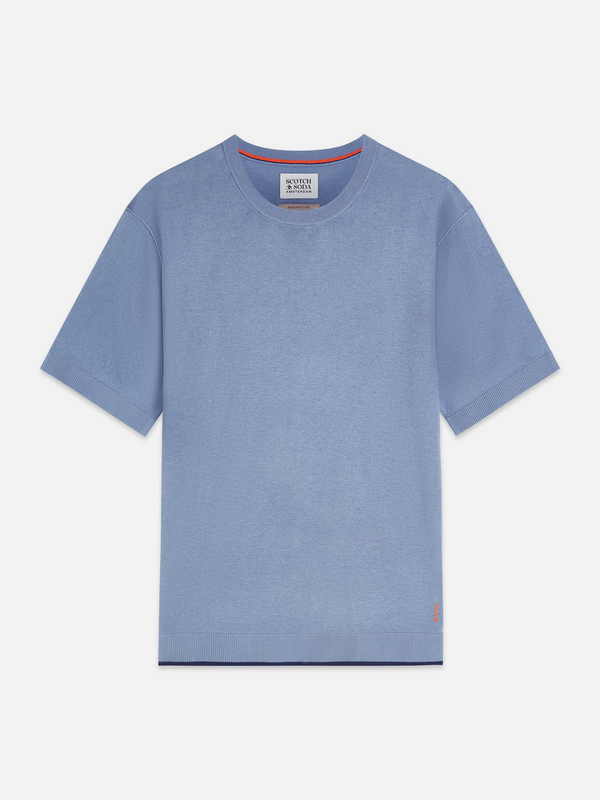 Knitted Relaxed-Fit T-Shirt