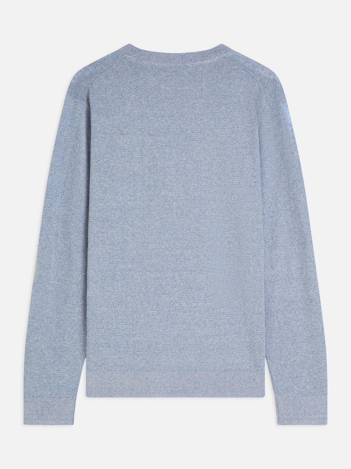 Linen-Blend Melange Regular-Fit Pullover