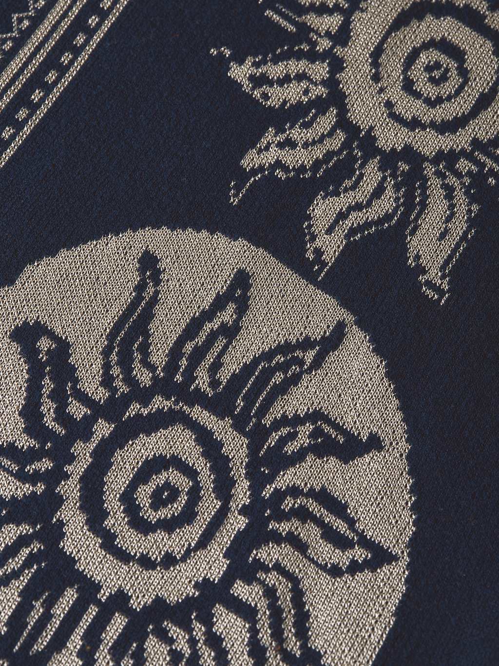 Knitted Jacquard Short Sleeve Shirt