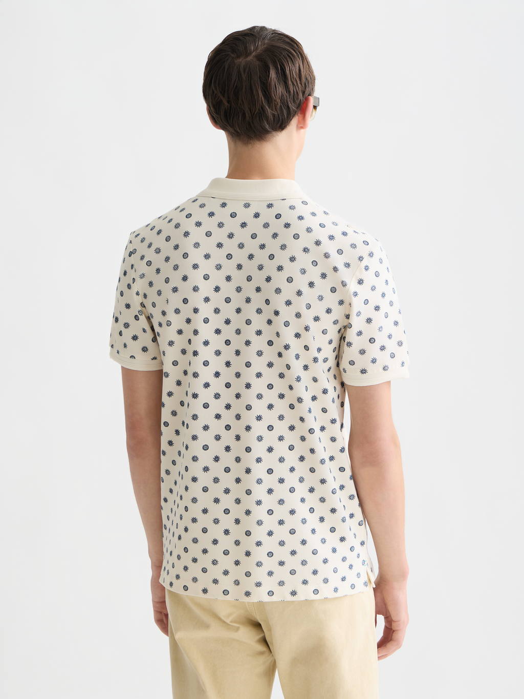 Microprinted Regularfit Polo