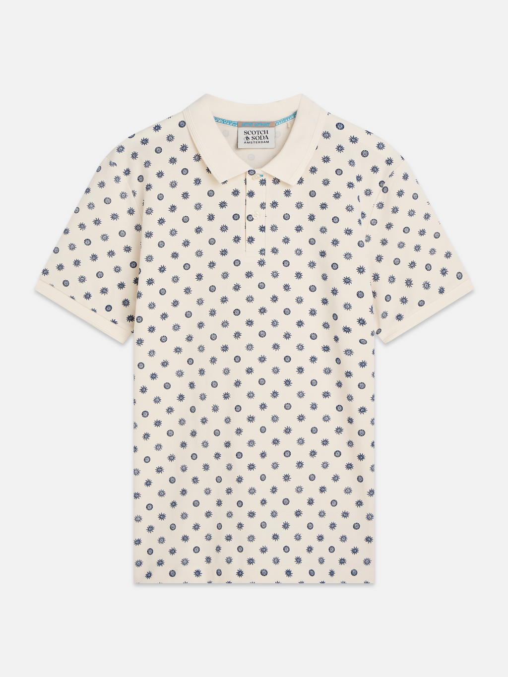 Microprinted Regularfit Polo