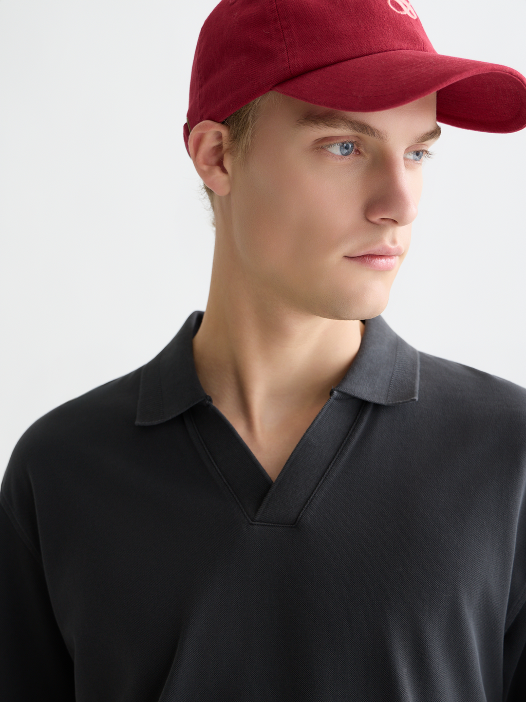 3 Crosses Pique Relaxed-Fit Garment-Dyed Polo