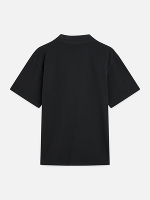 3 Crosses Pique Relaxed-Fit Garment-Dyed Polo