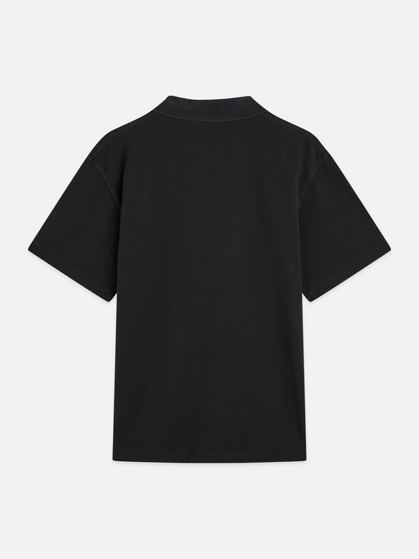 3 Crosses Pique Relaxed-Fit Garment-Dyed Polo