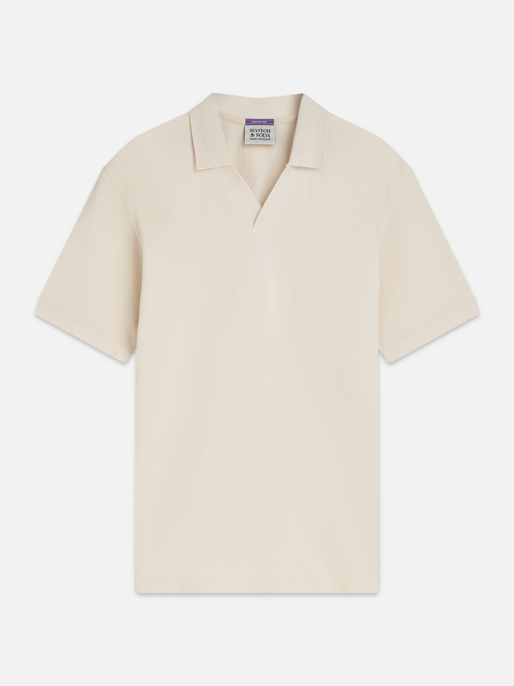 3 Crosses Pique Relaxed-Fit Garment-Dyed Polo
