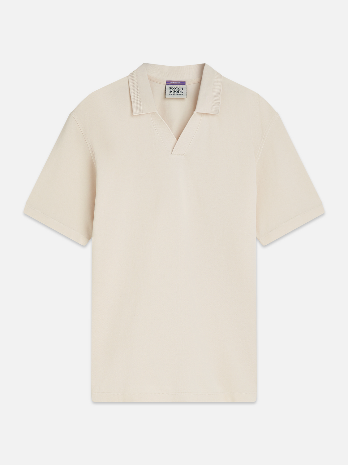 3 Crosses Pique Relaxed-Fit Garment-Dyed Polo