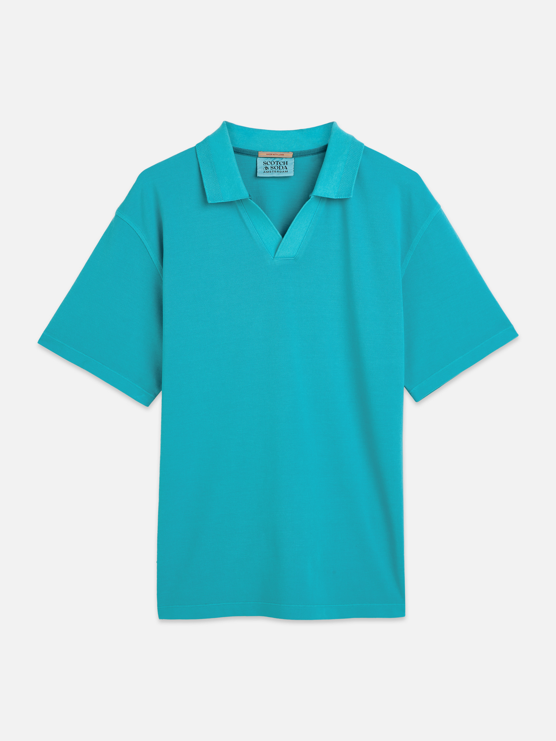 3 Crosses Pique Relaxed-Fit Garment-Dyed Polo