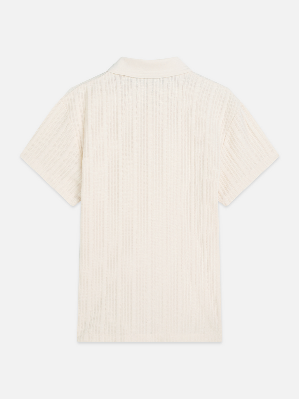Structured Ribbed Relaxed-Fit Polo