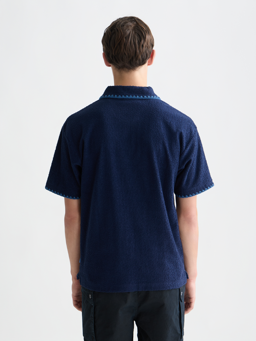 Relaxedfit Jacquard Towelling Polo