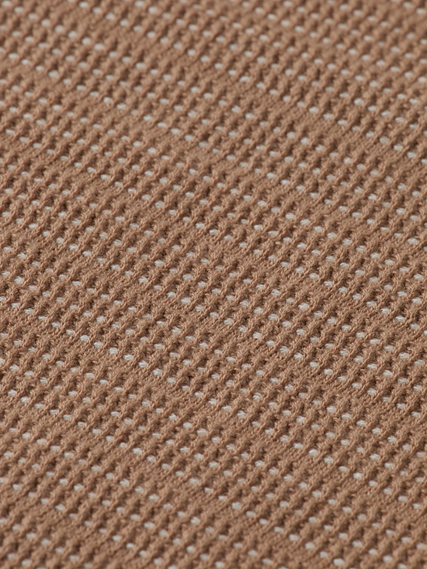 Structured Knitted Regular-Fit Polo