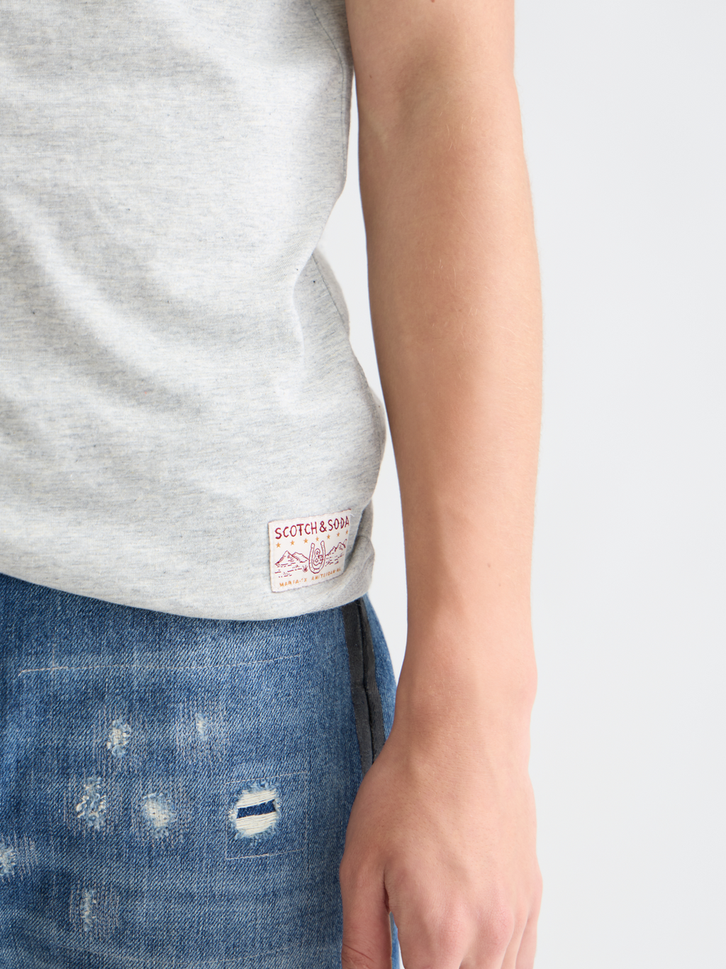 Melange Regularfit T-Shirt