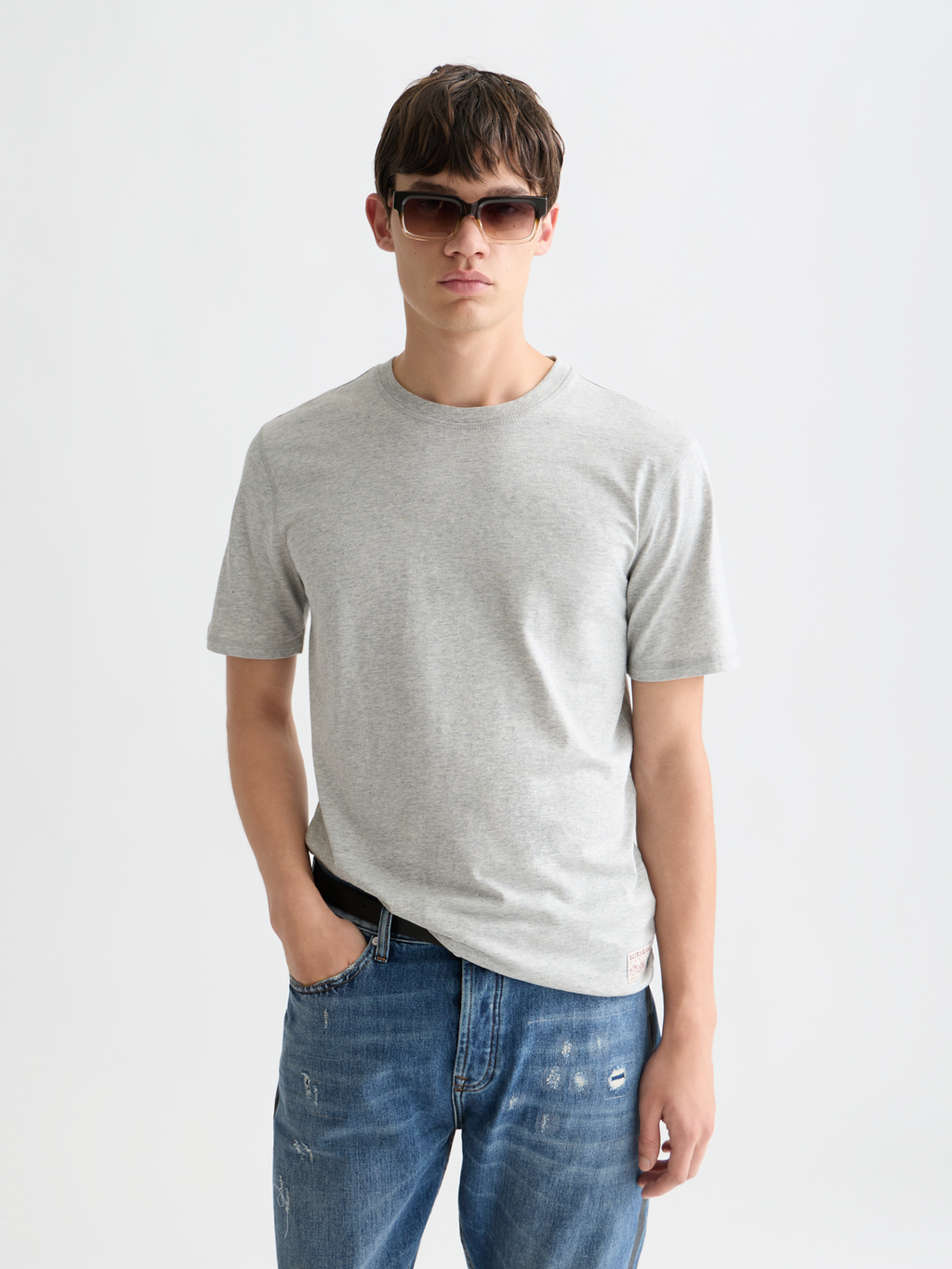 Melange Regularfit T-Shirt