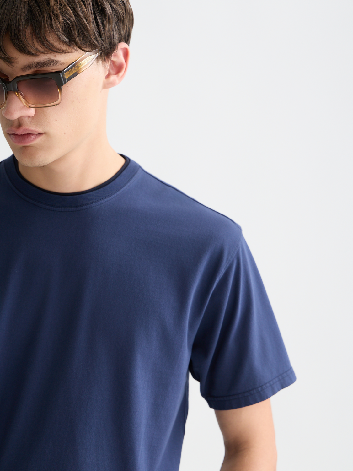 3 Crosses Garment-Dyed Relaxed-Fit T-Shirt