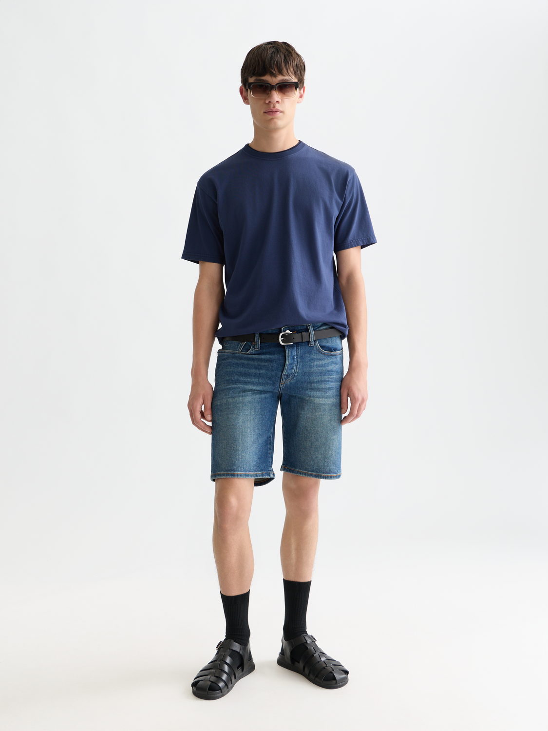 3 Crosses Garment-Dyed Relaxed-Fit T-Shirt