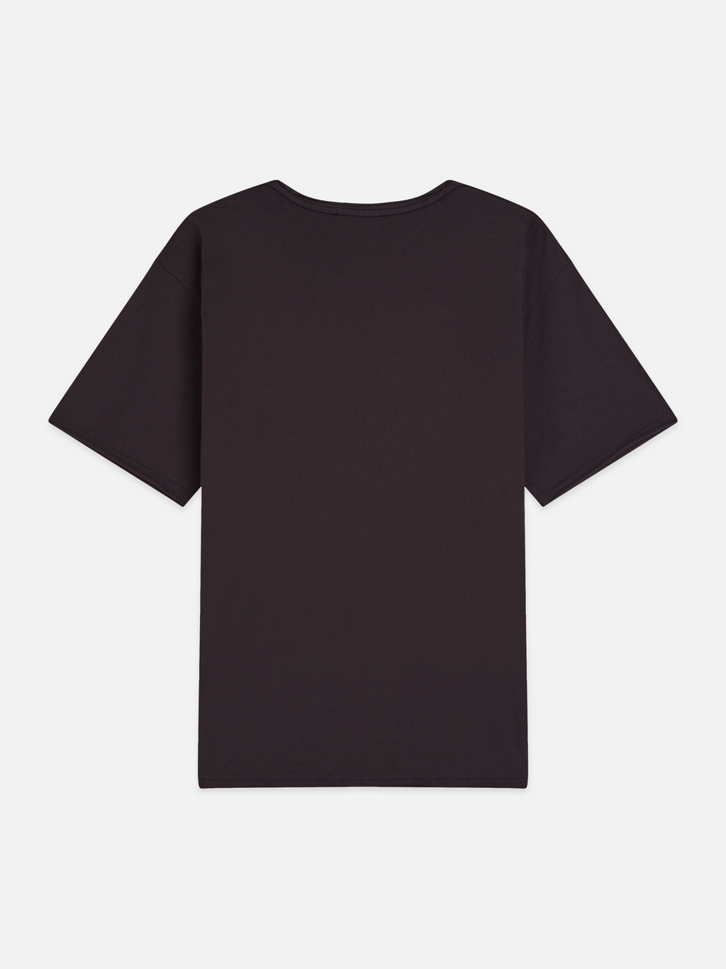 Garment-dyed T-Shirt in entspannter Passform mit offenen Kanten