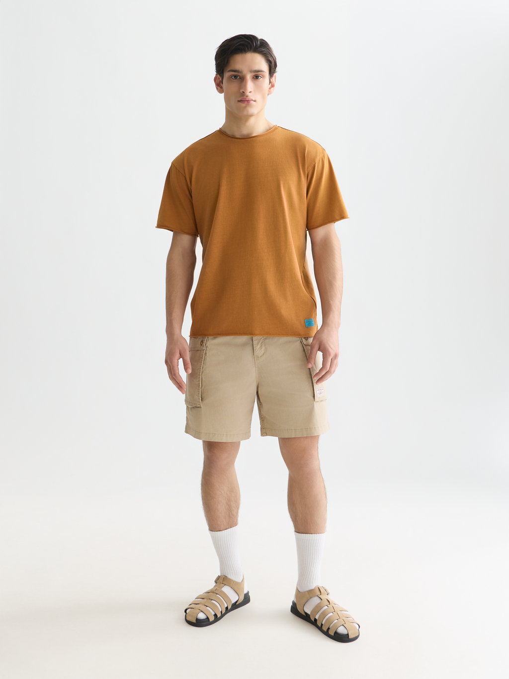 Seasonal Essentials —  Rawedged Relaxedfit Garmentdyed Tshirt