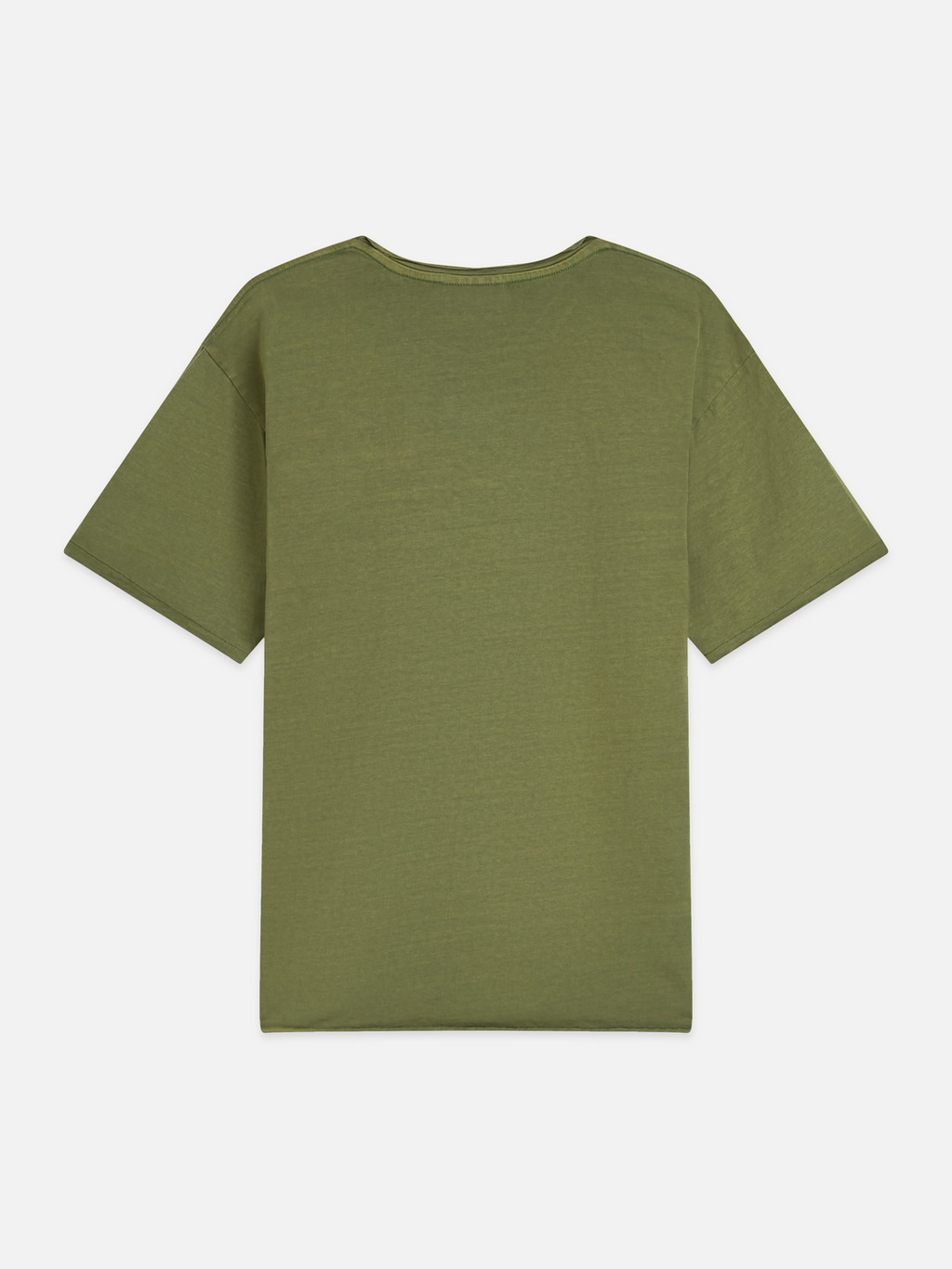 Essentials – Raw Edge Relaxed-Fit Garment Dyed T-Shirt