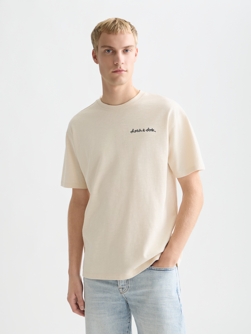 T-shirt à motif poche poitrine