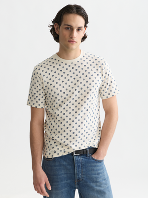 Micro-Printed Regular-Fit T-Shirt