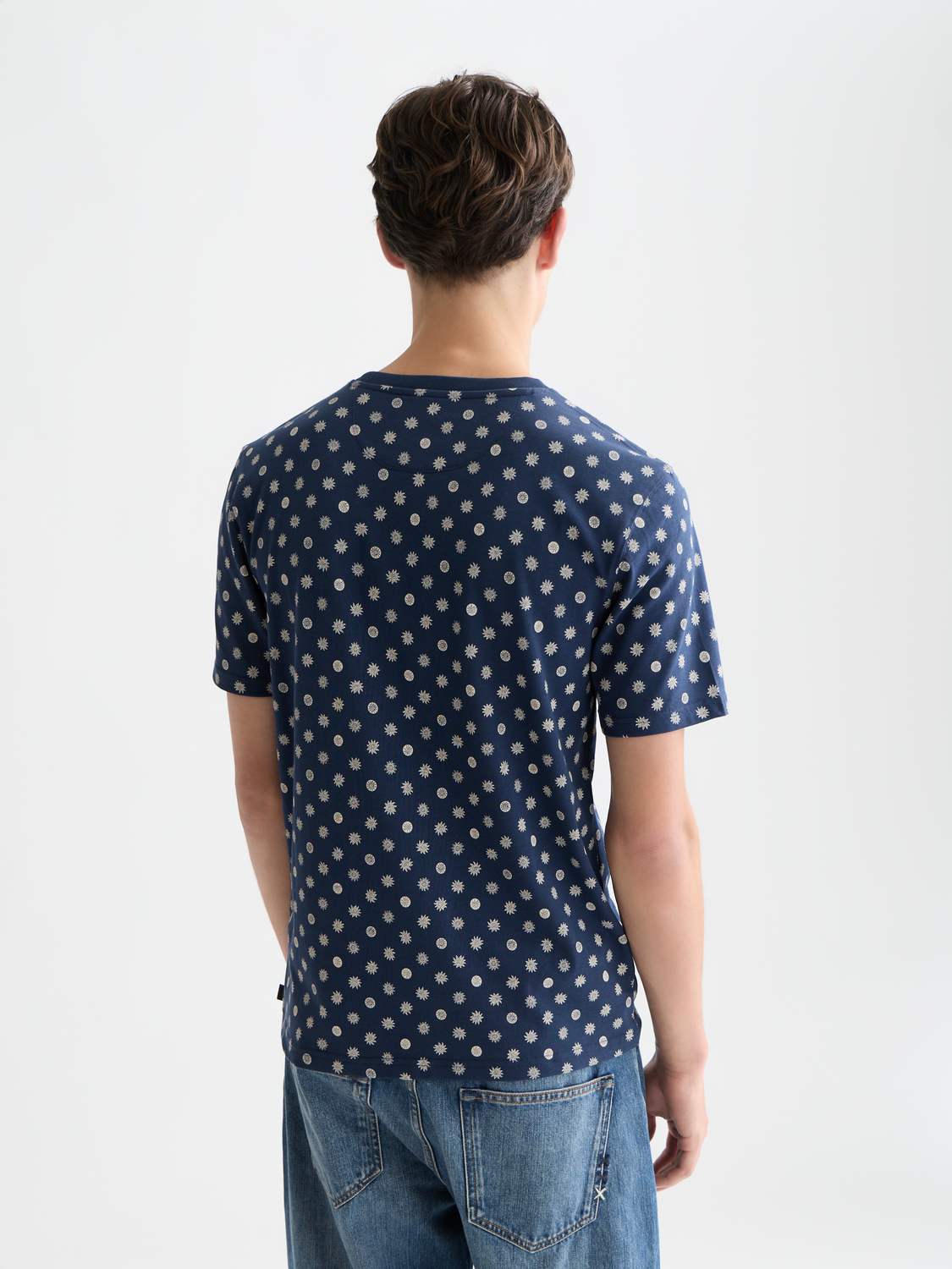 Micro-Printed Regular-Fit T-Shirt
