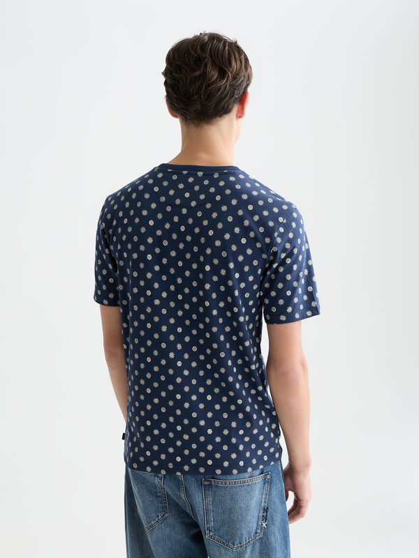 Micro-Printed Regular-Fit T-Shirt