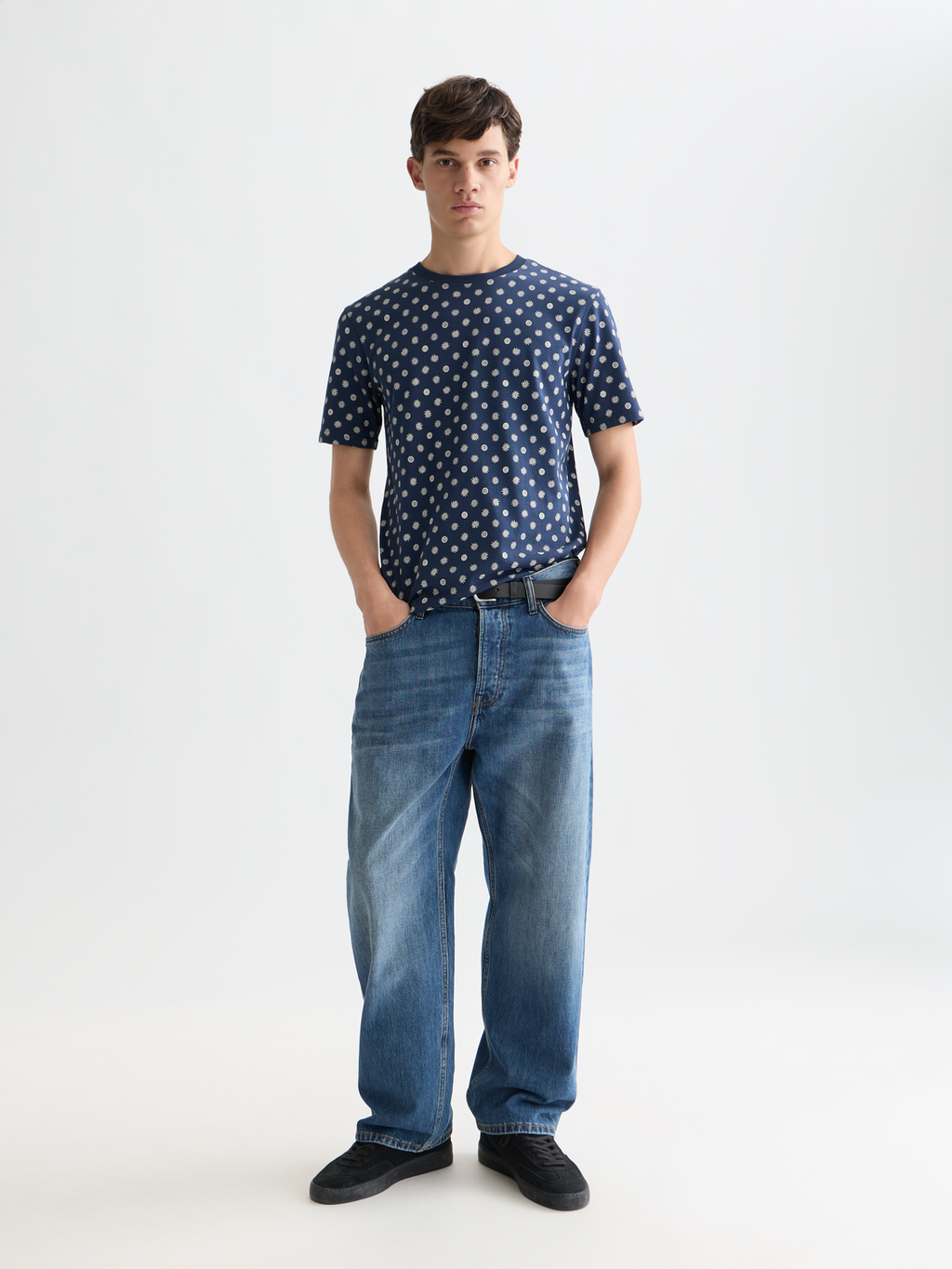 Micro-Printed Regular-Fit T-Shirt