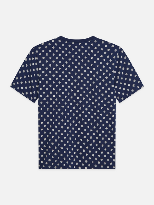 Micro-Printed Regular-Fit T-Shirt